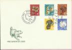 ANIMALS - PRO JUVENTUTE 1965, Switzerland, 1965., FDC - Cartas & Documentos