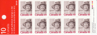 Canada #BK281 Pane Of 10 49c Queen Elizabeth II - CBN, TRC - Carnets Complets