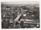 CPSM EN AVION AU DESSUS DE... ATTIGNY, LES PONTS SUR LE CANAL ET L´AISNE, AU FOND PUB DUBONNET, FORVIL, ARDENNES 08 - Attigny