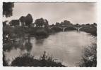 CPSM ATTIGNY, L'AISNE, PECHEUR (S), PONT, ARDENNES 08 - Attigny