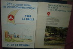 96 Eme Congrés Fédéral Des Sapeurs Pompiers,1989 ,LA BAULE+Convocation - Pompieri