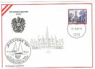 AUSTRIA - STORIA POSTALE -  1988 RICCIONE 88 CON ANNULLO  WIEN 27.8.88 -   RIF. 403 - Briefe U. Dokumente