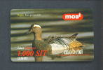 SLOVENIA  -  Remote Phonecard/Mobitel Bird As Scan - Slovenia