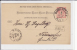 Russia St. Petersburg 1886 Austrian Stationery Postcard Vienna To Tammerfors Rare Transit SPB 9. Expeditiya (e06) - Covers & Documents