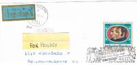 AUSTRIA - STORIA POSTALE - 1987 4411 CHRISTKINDL: FRONTESPIZIO DI LETTERA DA HINTERGLEMM PER L'ITALIA   -    RIF. 410 - Briefe U. Dokumente