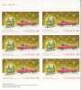 Canada #BK299 Pane Of 6 80c Santa In A Cadillac - Christmas - Cuadernillos Completos