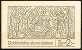 Czeslaw Slania. Sweden 1971. Stone Art From Gotland. Booklet.  Michel MH 28 MNH.  Signed. - 1951-80