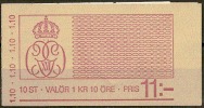 Czeslaw Slania. Sweden 1975. King Carl XVI Gustaf. Booklet. Michel 902 D, MH   MNH.   Signed. - 1951-80