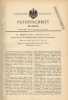 Original Patentschrift - Dr. M. Otto In Neuilly , Seine , 1899 , Apparat Für Elektrische Entladungen !!! - Machines