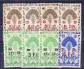 Madagascar N°290/297 (8 Valeurs) Neuf Charniere Rousseur Sur Certain - Unused Stamps