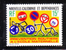 New Caledonia 1980 Prevention Traffic Accidents MNH - Neufs