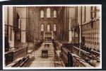 RB 864 - Real Photo Postcard - Choir East Rochester Cathedral Kent - Rochester