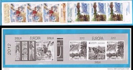 2012  EUROPA SERBIA SRBIJA SERBIEN BOOKLET 3 SETS RESOLUTION NOT ACCEPTED. - 2012