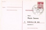 2804. Entero Postal 8 Pf. BERLIN 1969.  Berlin Zentrum - Cartes Postales Privées - Oblitérées