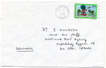 France Cover Sent To Denmark Bures S/yvette 22-12-1994 - Lettres & Documents