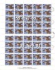 BULGARIA / Bulgarie 1992 BIRDS-Owls 6 V.- Used/oblitere (O)  6 Sheet (5x10) - Used Stamps