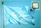 1995 UNITED NATIONS MAXIMUM CARD MC 50 YEARS FLAG - Autres & Non Classés