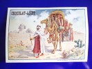 CHROMO IMAGE CHOCOLAT LOUIT LE CHAMEAU CARAVANE DESERT EGYPTE PYRAMIDE CACTUS - Louit