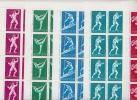 Rusia 1972 Olympic Summer Games, MiNr4020-24 - Hojas Completas