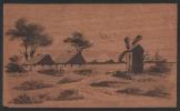 Illustrateur - Postcard On Wood  - Windmill - Windmuhle - Sonstige & Ohne Zuordnung