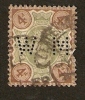 R3-2-4. Great Britain, Postage Revenue - Perforated WM - Perfins