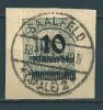 MiNr. 337 Luxus Briefstück  Geprüft - Used Stamps