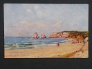 Ref1822 CPA Illustrateur Peintre Bourgeois Eug. - Hendaye Les Deux Jumeaux - Sites De France - L. & M. - Bourgeois