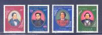 (S1190) FRENCH POLYNESIA, 1977 (Polynesian Rulers). Complete Set. Mi ## 231-234. MNH** - Ongebruikt