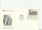 USA 1982- FDC ARCHITECTURE DULLES AIRPORT - WASHINGTON DC W 1 STAMP OF 20 CENTS POST WASHINGTON DC SEP 30,RE  496 - 1981-1990