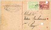 Entero Postal NEUERN (Checoslovaquia) 1919. Hradcany - Cartes Postales