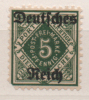 Fra156 Wurtemberg 1920 | Antichi Stati, Servizio, Service, Weimar Sovrastampato Overprint, Deutsches Reich, Y&T 130 - Postfris