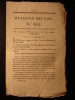 BULLETIN DES LOIS 9 DECEMBRE 1821 - HORLOGERIE DROIT DE MARQUE & CONTROLE SUR OUVRAGES OR MESURE DU TEMPS HORLOGE CLOCK - Décrets & Lois