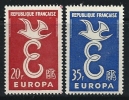 ● FRANCIA 1958 - EUROPA - N. 1173 / 74 Nuovi **, Serie Compl. - Cat. ? € - Lotto N. 158 - 1958