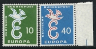 ● GERMANIA 1958 - EUROPA - N. 164 / 65 Nuovi **, Serie Completa - Cat. ? € - Lotto N. 159 - 1958