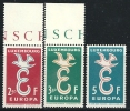 ● LUSSEMBURGO 1958 - EUROPA - N. 548 / 50 Nuovi **, Serie Completa - Cat. ? € - Lotto N. 161 - 1958
