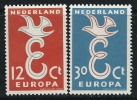 ● OLANDA 1958 - EUROPA - N. 691 / 92 Nuovi **, Serie Completa - Cat. ? € - Lotto N. 163 - 1958