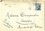 Envelope Sent From Torino To Antwerp In 1911. Letter Included. - & Envelope - Other & Unclassified