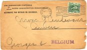 Envelope Sent From Washington D. C. To Antwerp In 1907. - & Envelope - Briefe U. Dokumente