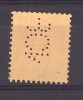 Suisse  -  Perfin  :  Yv  138  (o)  Rare - Perforés