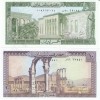 Lebanon #62d & #63d, Lot Of 2 Different Banknotes, 5 And 10 Livres, 1986 Banknote Currency - Liban