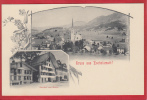 ESCHOLZMATT, GASTHAUS ZUR KRONE, GESAMTANSICHT, LICHTDRUCK 1897/1905 - Escholzmatt