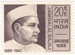 India MNH 1970,  Jamnalal Bajaj, - Unused Stamps
