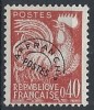 1960 FRANCIA PREANNULLATO SENZA GOMMA 40 CENT - FR176 - 1953-1960