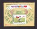 Romania 1985 FIFA WORLD CUP,Football,IMP.SS,BL.219,VFU USED - 1986 – Mexico