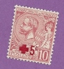 MONACO TIMBRE N° 26 NEUF AVEC CHARNIERE PRINCE ALBERT 1ER CROIX ROUGE - Nuovi