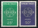 ● FRANCIA 1959 - EUROPA - N. 1218 / 19 Nuovi *, Serie Completa - Cat. ? € - Lotto N. 167 - 1959