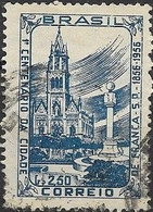 BRAZIL 1956 Centenary Of City Of Franca - 2cr50 Franca Cathedral FU - Usados