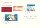 1976 Blockausschnitt Olympische Winterspiele 1976 Auf R-Express Brief - Storia Postale