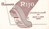 BUVARD CHAUSSURES RIJO  PREMIERE AU MONDE AVEC BOUTS ET COINS ARMES - Chaussures