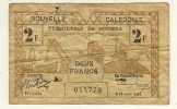 NOUVELLE CALEDONIE  -  NEW CALEDONIA  -  2  Francs 1943  -  P.56 - Nouméa (New Caledonia 1873-1985)